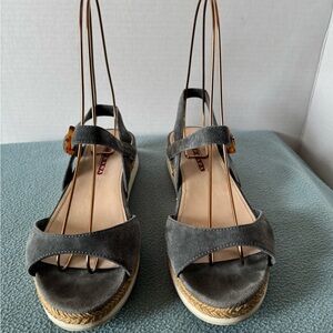 Prada Suede Low Wedge